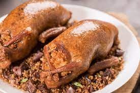 Grilled pigeon